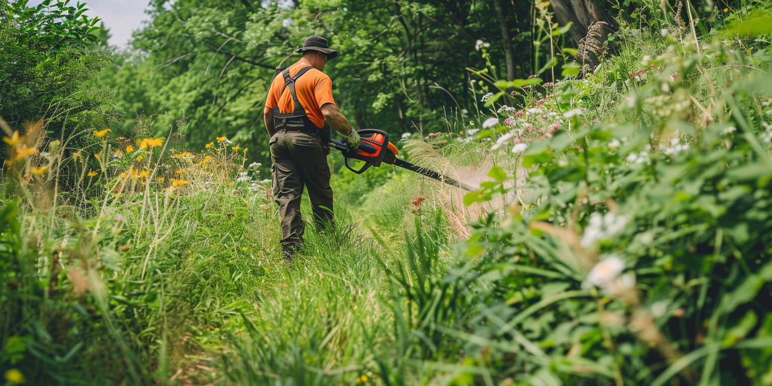 Greenworks Pro 80V in action